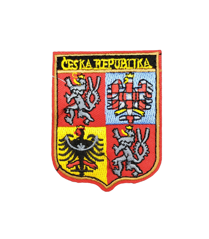 Parche Termoadhesivo Gran Escudo República Checa 8x6cm
