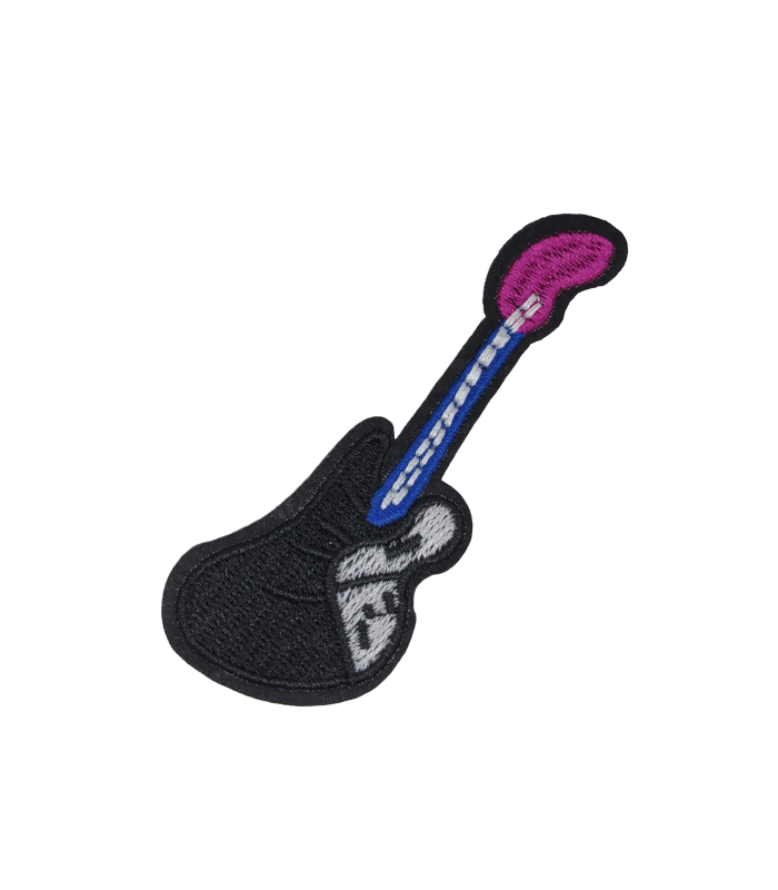 Parche Termoadhesivo Guitarra Electrica 8,5x3,5 cm