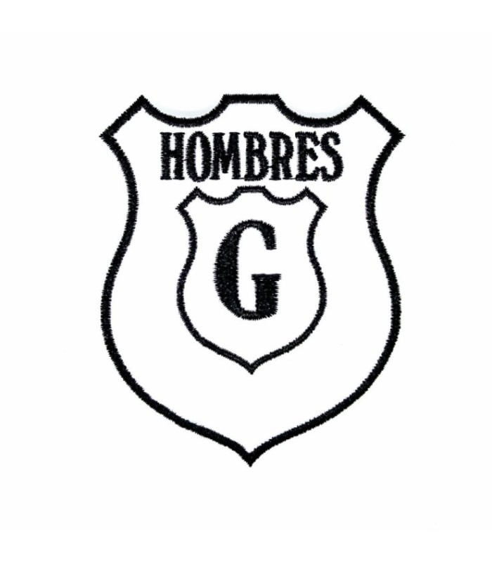 Parche Termoadhesivo Hombre G 8x7cm