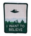 Parche Termoadhesivo I Want To Believe 9cm
