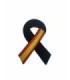 Parche Termoadhesivo Lazo Negro Bandera de España 7x5cm