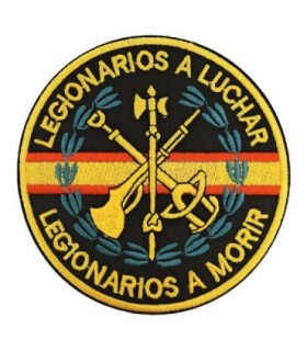 Parche Termoadhesivo Legionarios a luchar Legionarios a Morir 9 Cm