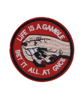 Parche Termoadhesivo Life Is A Gamble 7 cm