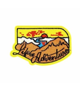 Parche Termoadhesivo Life of adventure 9x6 cm
