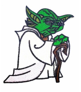 Parche Termoadhesivo Maestro Yoda 9x7 cm