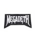 Parche Termoadhesivo Megadeth 8x4cm