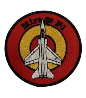 Parche Termoadhesivo Mirage F-1 Escarapela Española 8cm