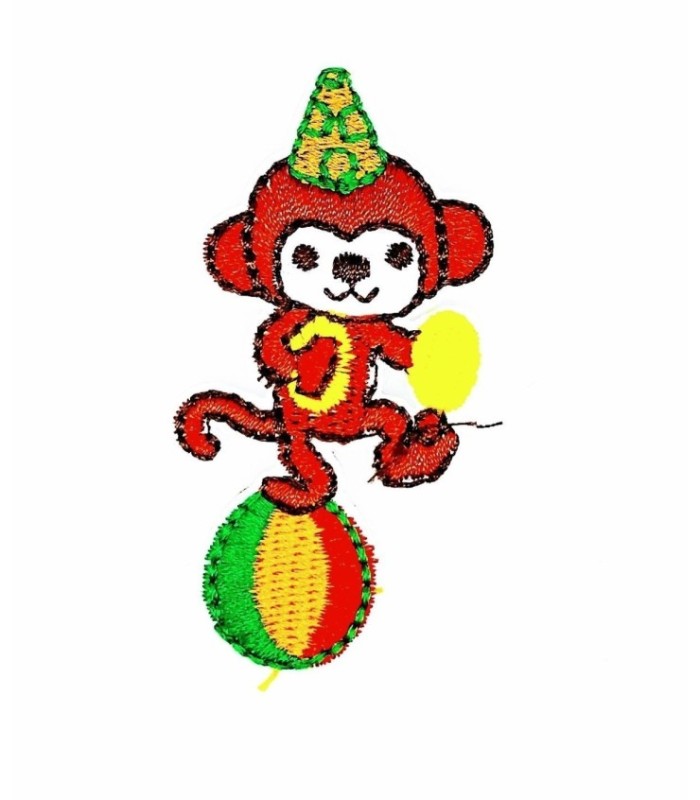 Parche Termoadhesivo Mono Sobre Balón 6x3cm