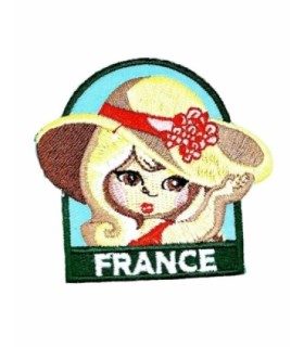 Parche Termoadhesivo Muñeca francesa 6x5,5 cm