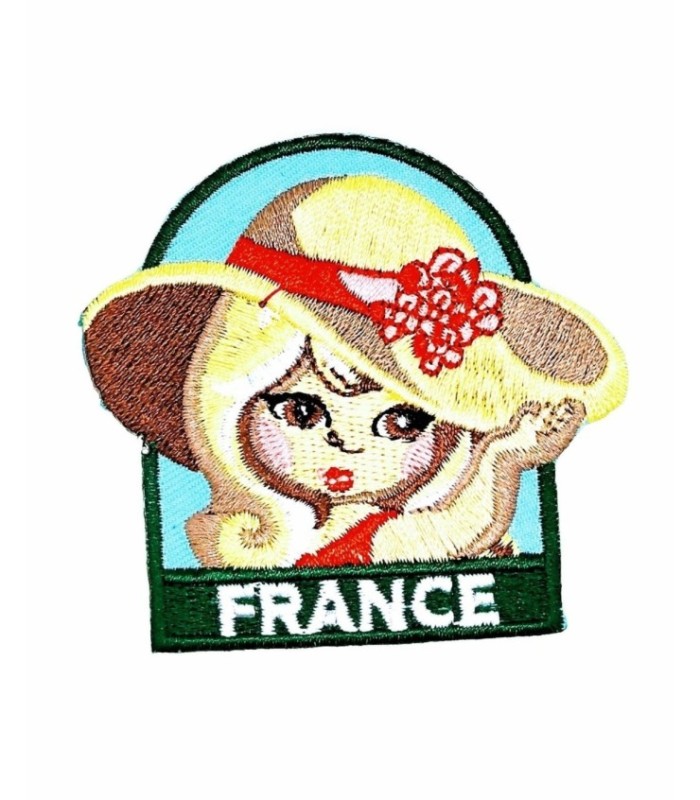 Parche Termoadhesivo Muñeca francesa 6x5,5 cm