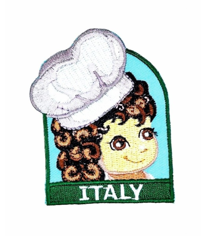Parche Termoadhesivo Muñeca italiana 6x5,5 cm