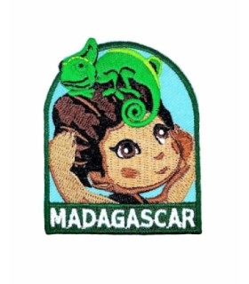 Parche Termoadhesivo Muñeca malgache 6x5,5 cm