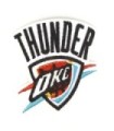 Parche Termoadhesivo Oklahoma City Thunder 7x6cm
