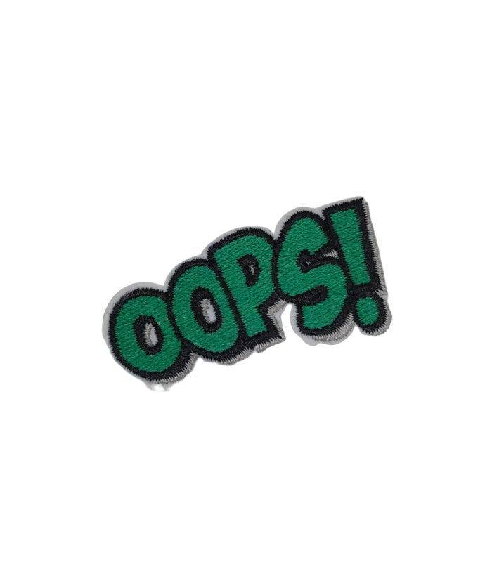 Parche Termoadhesivo OOPS! 6x3 cm