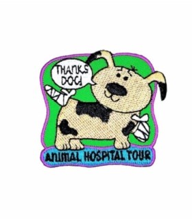 Parche Termoadhesivo Perro Veterinario 4,5x4,5 cm