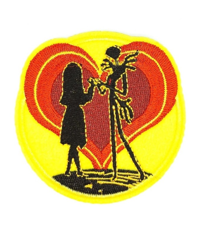 Parche Termoadhesivo Pesadilla Antes de Navidad 8cm