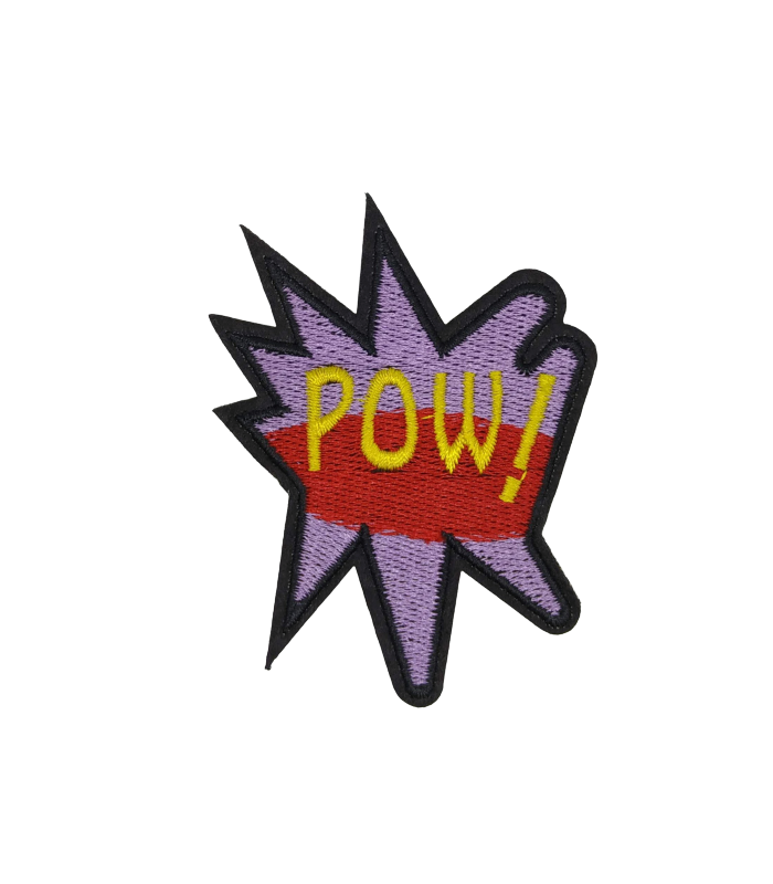 Parche Termoadhesivo POW! 8x6 cm