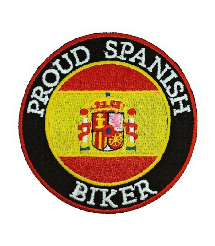 Parche Termoadhesivo Proud Spanish Biker 8,5 cm