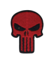 Parche Termoadhesivo Punisher Red 5,5x4 cm