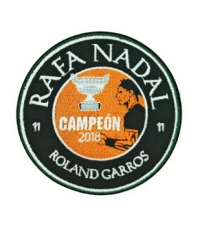 Parche Termoadhesivo Rafa Nadal 11 Roland Garros 9cm