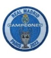 Parche termoadhesivo Real Madrid Campeones Champions League Paris 2022