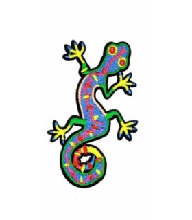 Parche Termoadhesivo Salamandra colorida 8,5x5 cm