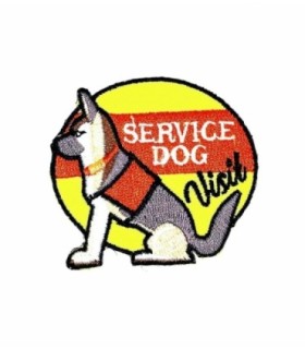 Parche Termoadhesivo Service dog 5 cm