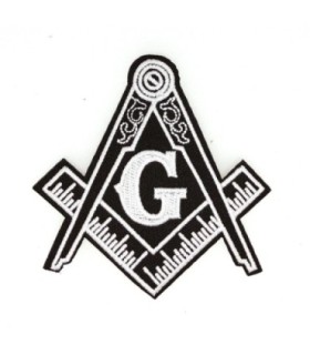 Parche Termoadhesivo Símbolo Masónico 8cm