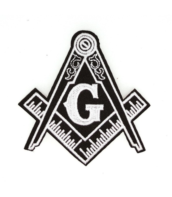 Parche Termoadhesivo Símbolo Masónico 8cm