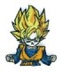 Parche Termoadhesivo Son Goten Super Guerrero 10cm