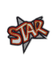 Parche Termoadhesivo Star 6,5x5,5 cm