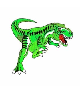 Parche Termoadhesivo T-Rex Verde 10,5x9cm