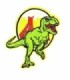 Parche Termoadhesivo T-Rex Verde 10x9cm