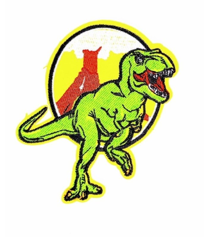 Parche Termoadhesivo T-Rex Verde 10x9cm