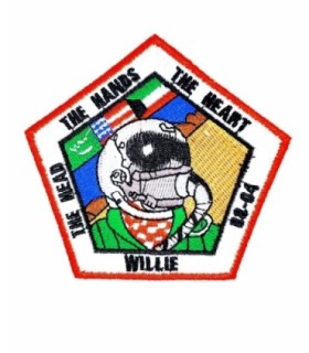 Parche Termoadhesivo The head, the hands and the heart 9,5x9 cm