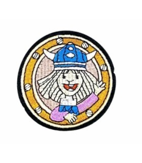 Parche Termoadhesivo Vicky el Vikingo 6,5cm