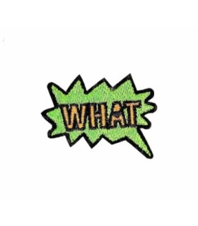 Parche Termoadhesivo What 5x3 cm