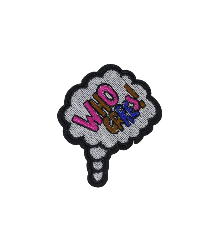 Parche Termoadhesivo Who Cares! 4,5 cm