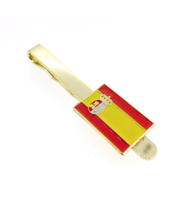 Pasador de Corbata Bandera de Guerra y pabellón Nacional Español de 1785-1931