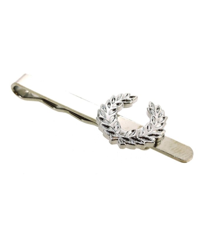 Pasador de Corbata Corona de Laurel Acero
