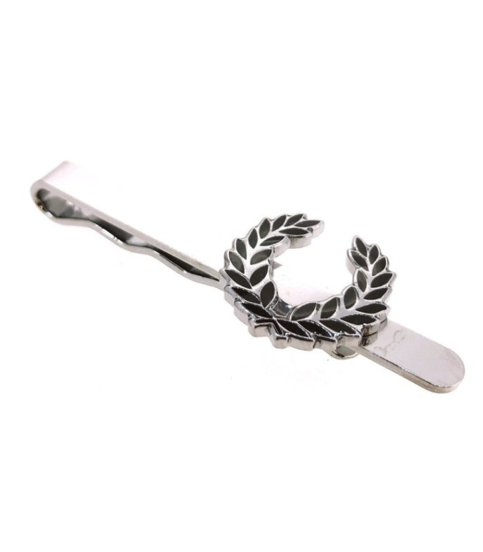 Pasador de Corbata Corona de Laurel Negro