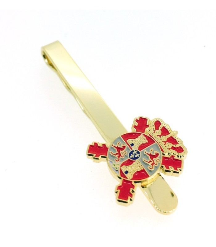 Pasador de Corbata del ‪Escudo de los Regimientos Siglo XIX