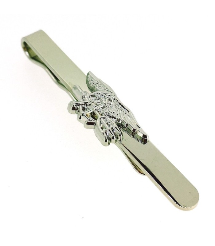 Pasador de Corbata Escudo de los Seals Plateado