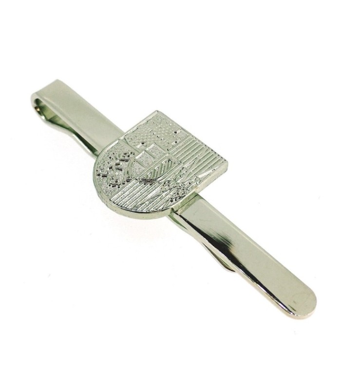 Pasador de Corbata Escudo del Tercio de Juan de Austria Tercero de la Legión Color Acero