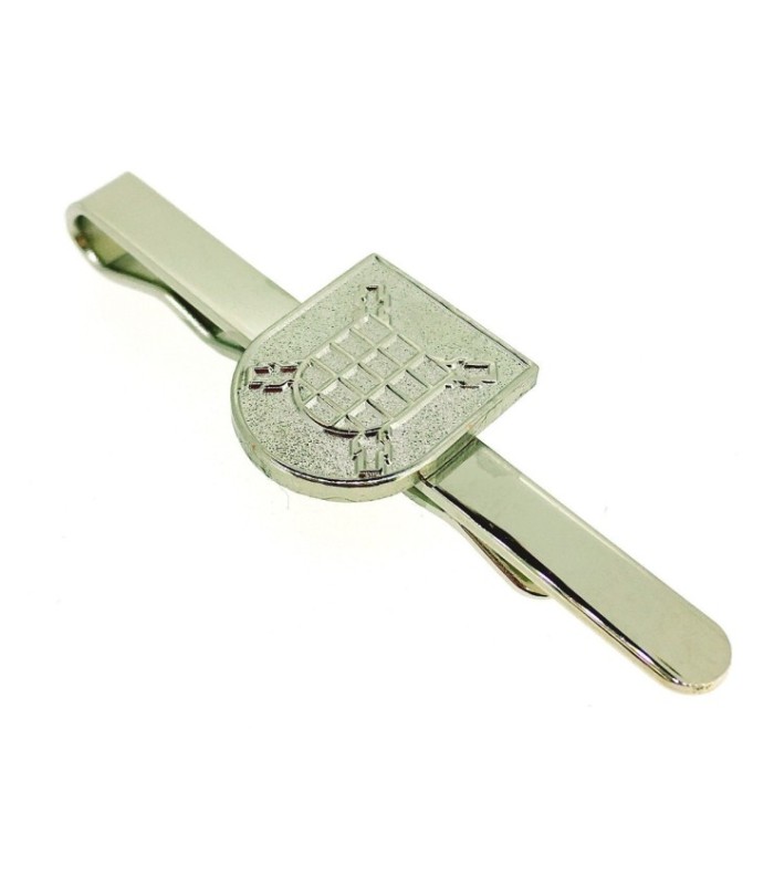 Pasador de Corbata Escudo del Tercio del Duque de Alba Segundo de la Legión Color Acero
