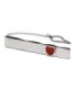 Pasador de Corbata Red Heart Stone