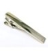 Pasador de Corbata Silver Tie Clip with Diagonal Line and Crystal