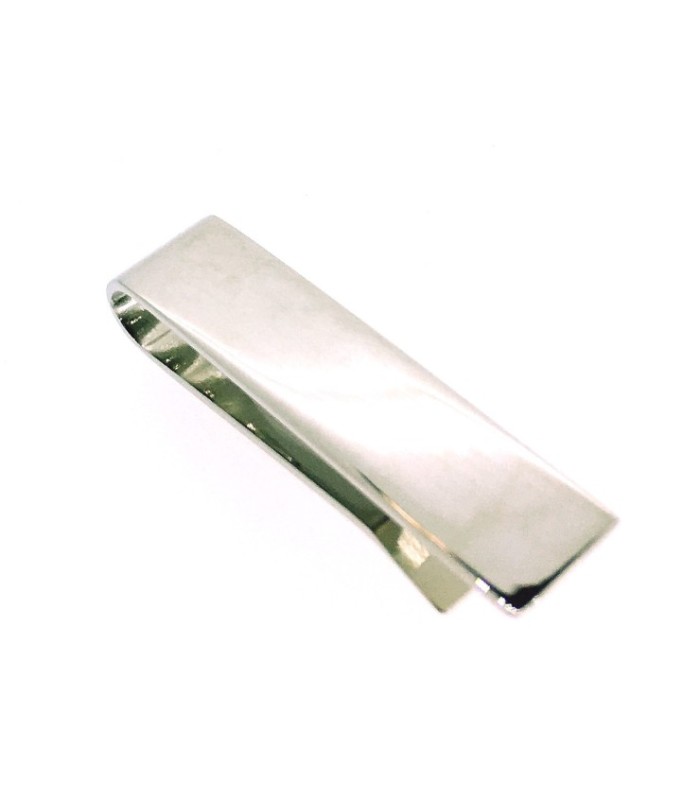 Pasador de Corbata Slim 35 mm Tono Plateado