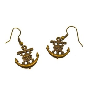 Pendientes Ancla One Piece 18x17mm