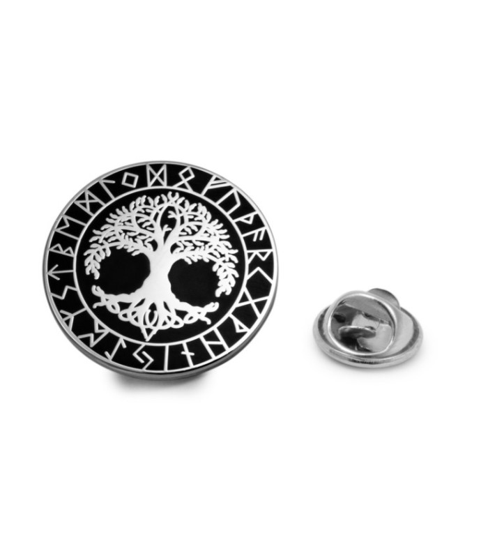 Pin Arbol de La Vida Futhark 25 mm